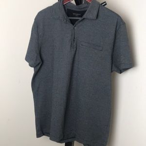 Banana Republic Grey Dress Polo Size XL